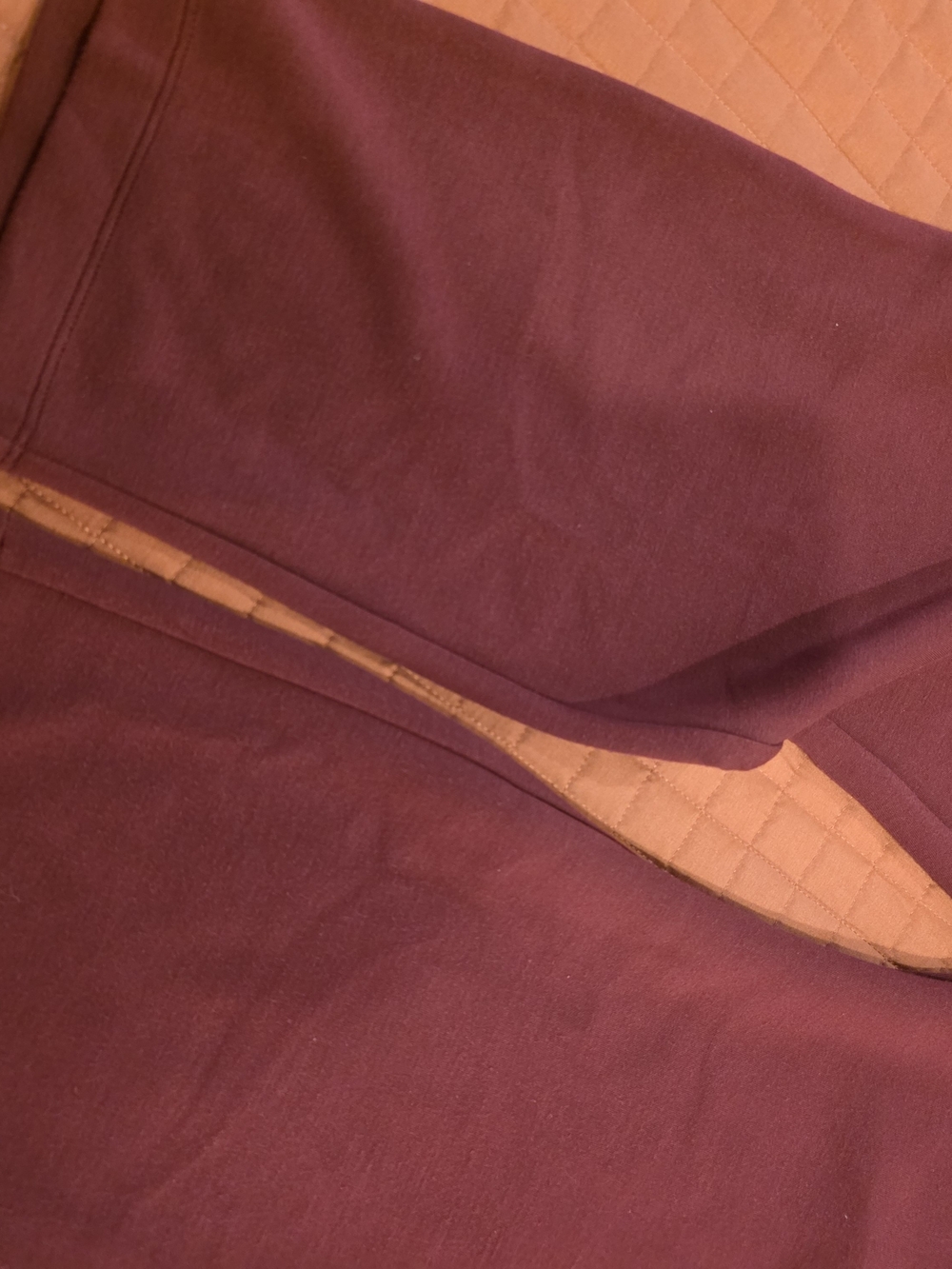 Chico's Deep Wine Half-Zip Pullover & Joggers Set - Picture 5 of 5